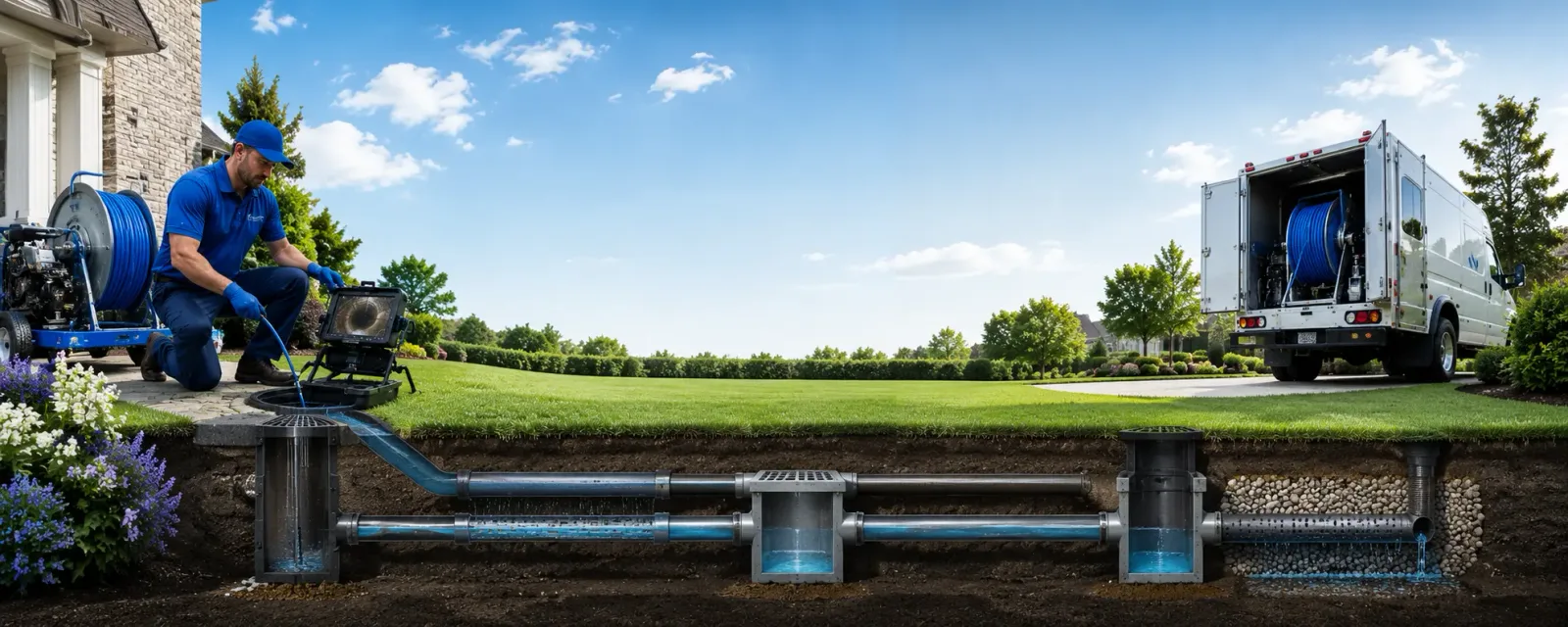 Outdoor drain cleaning information for Sutter, CA